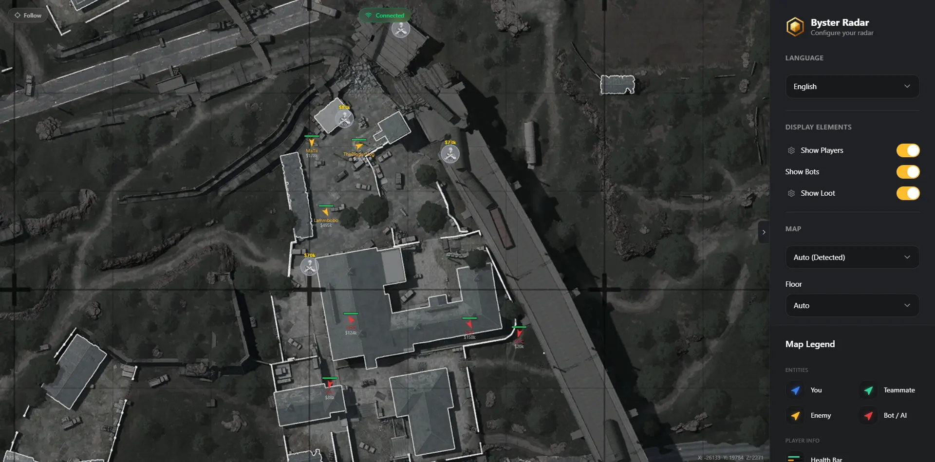 Byster Web Radar